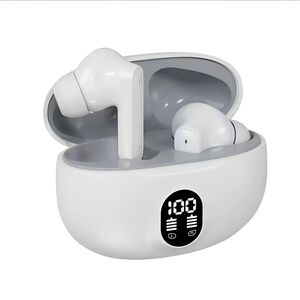 Wireless White Earbud Headphones
